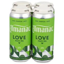Almanac Beer Co. Almanac Hazy IPA Love Beer 4 - 1 pt Cans