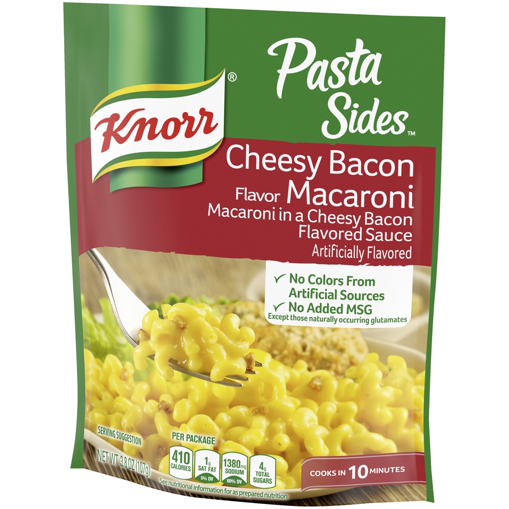 slide 3 of 5, Knorr Pasta Sides Cheesy Bacon Macaroni, 3.79 oz