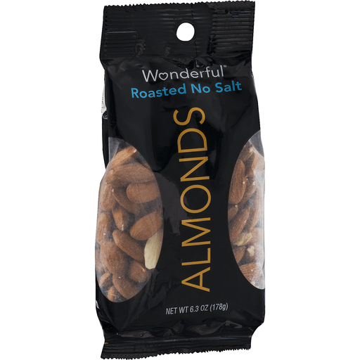 slide 2 of 9, Wonderful Roasted & Salted Almonds, 6.3 oz