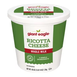 Giant Eagle Ricotta Cheese, Whole Milk