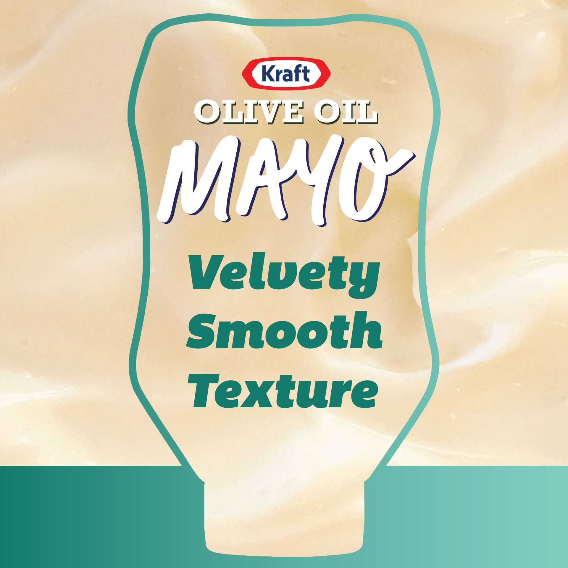 slide 5 of 5, Kraft Reduced Fat Mayonnaise with Olive Oil Squeeze Bottle, 22 oz