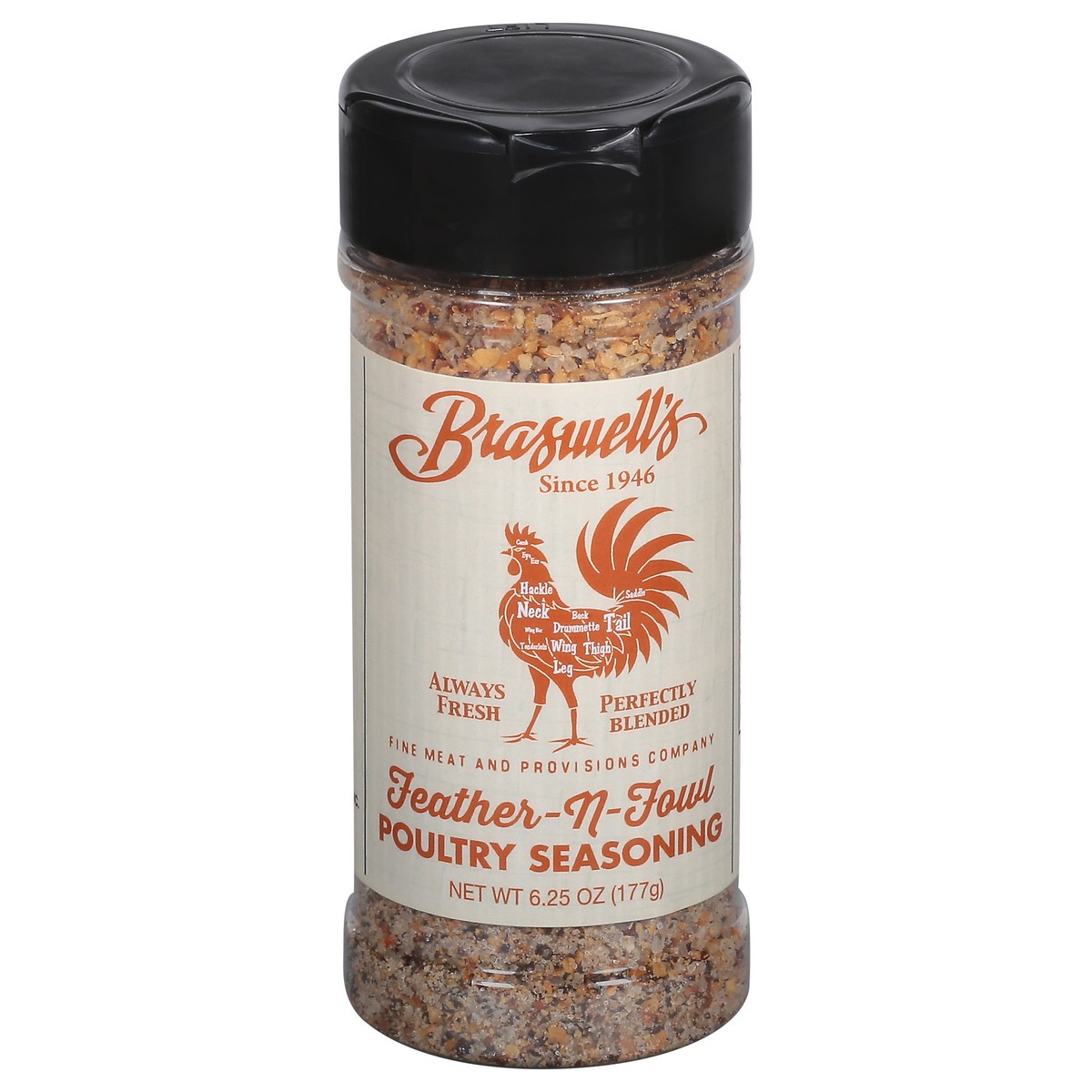 slide 7 of 13, Braswell's Poultry Feather-Fowl Seasoning - 6.25 oz, 6.25 oz