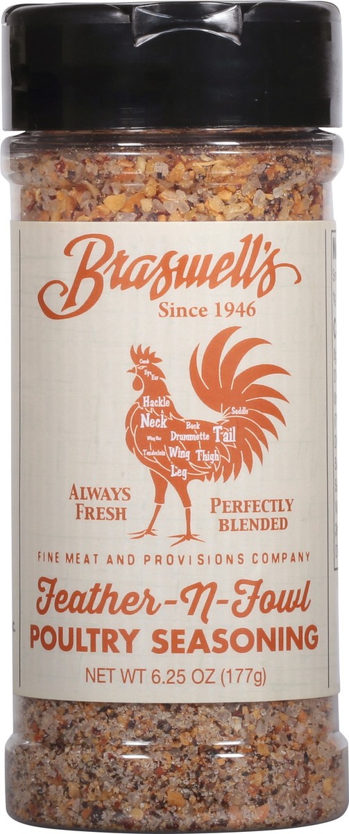 slide 5 of 13, Braswell's Poultry Feather-Fowl Seasoning - 6.25 oz, 6.25 oz