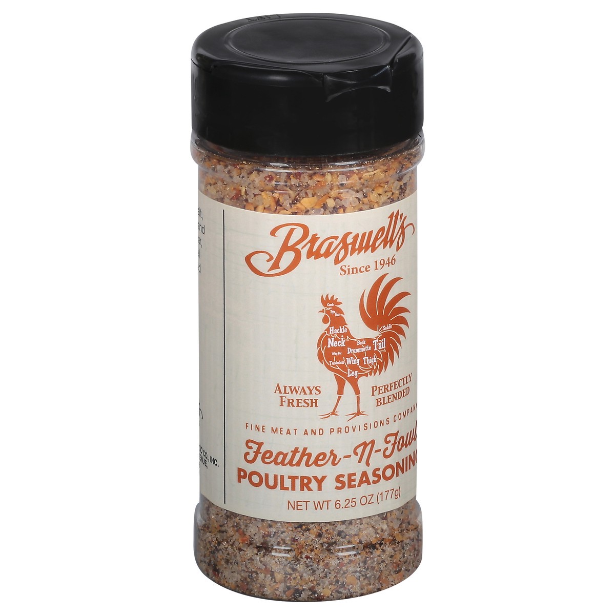 slide 9 of 13, Braswell's Poultry Feather-Fowl Seasoning - 6.25 oz, 6.25 oz