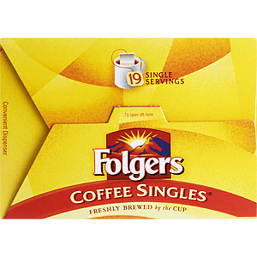 slide 8 of 9, Folgers Classic Roast Coffee Bags, 19 ct; 3 oz