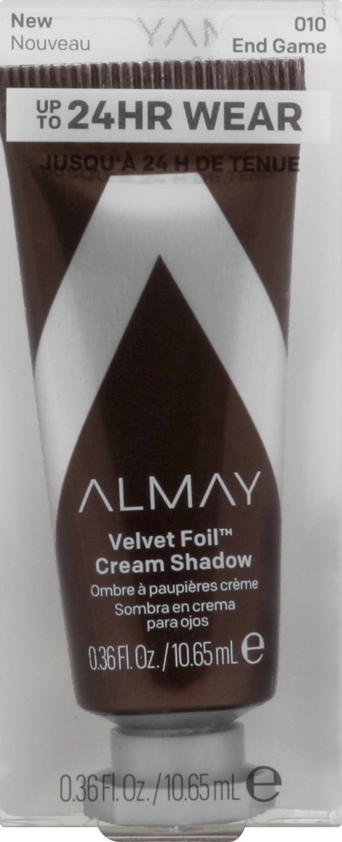 slide 2 of 6, Almay Velvet Foil Cream Shadow, End Game, 0.36 fl oz