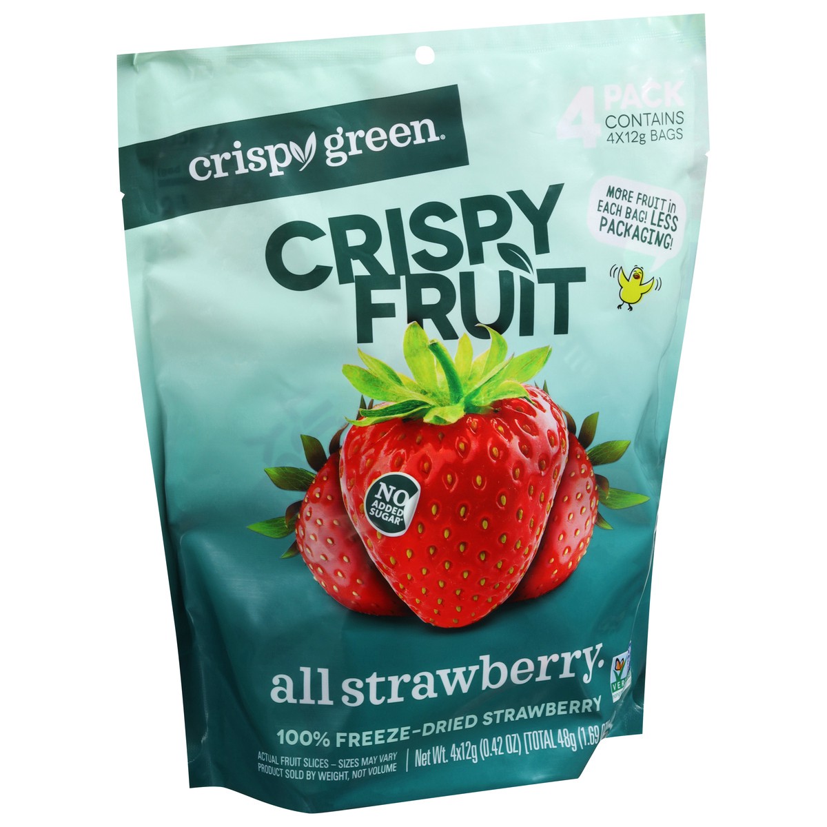 slide 7 of 9, Crispy Green All Strawberry Crispy Fruit - 4 ct, 1 ct