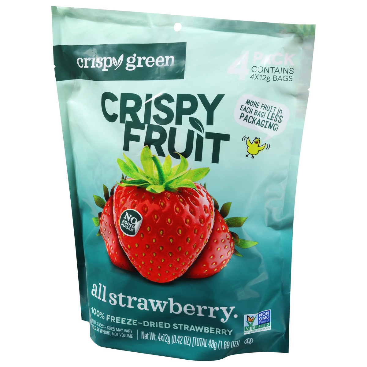 slide 4 of 9, Crispy Green All Strawberry Crispy Fruit - 4 ct, 1 ct