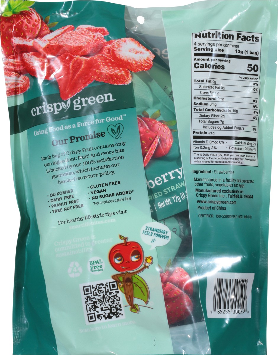 slide 3 of 9, Crispy Green All Strawberry Crispy Fruit - 4 ct, 1 ct