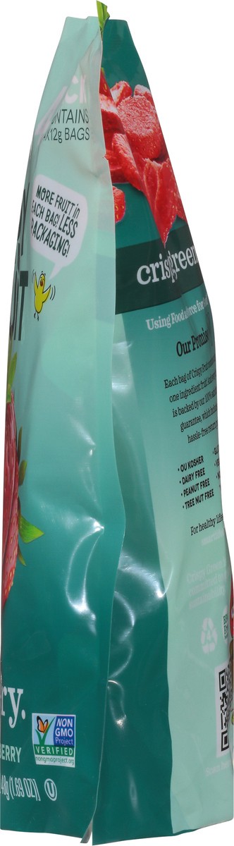 slide 2 of 9, Crispy Green All Strawberry Crispy Fruit - 4 ct, 1 ct