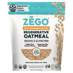 Zego Regenerative Organic Oatmeal 13 oz