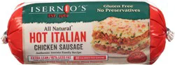 Isernio's Hot Italian Chicken Sausage 16 oz