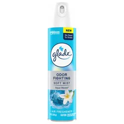 Glade Odor Fighting Soft Mist Air Freshener Room Spray, Aqua Waves, 8.0oz, 1pk