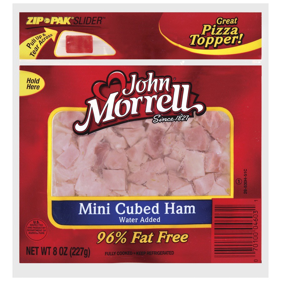 slide 1 of 2, John Morrell Mini Cubed Ham, 8 oz