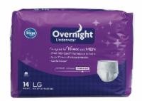 slide 1 of 4, Kroger Overnight Underwear for Women & Men LG, 14 ct