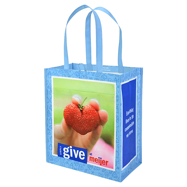 slide 1 of 1, Meijer Reusable Tote, I Give, 1 ct