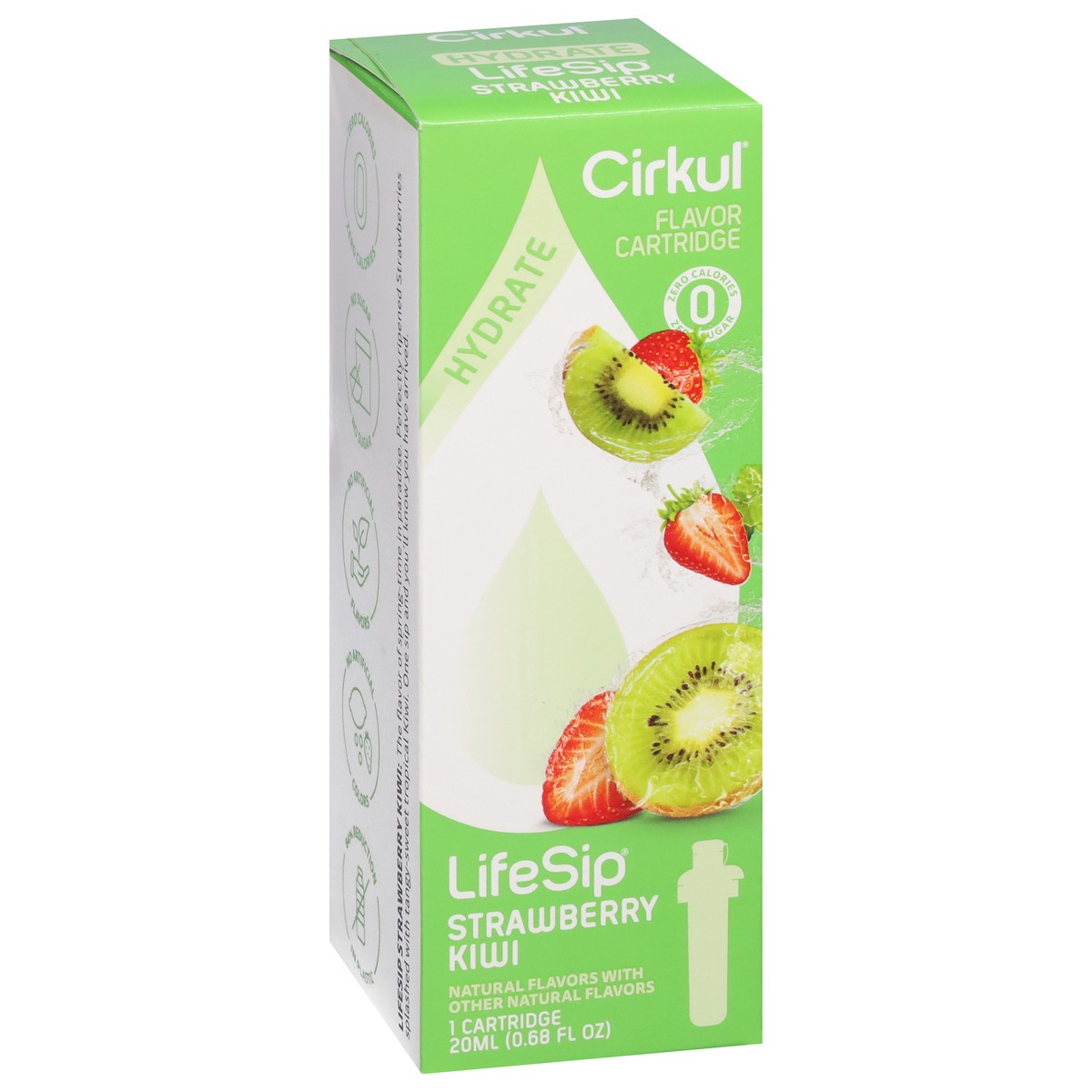slide 2 of 9, Cirkul LifeSip Hydrate Strawberry Kiwi Flavor Cartridge 1 ea, 1 ct