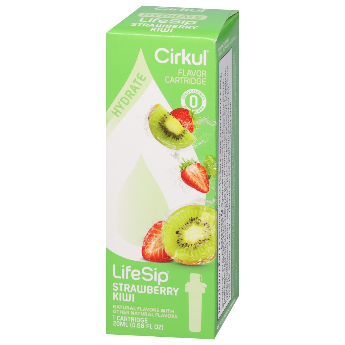 slide 3 of 9, Cirkul LifeSip Hydrate Strawberry Kiwi Flavor Cartridge 1 ea, 1 ct