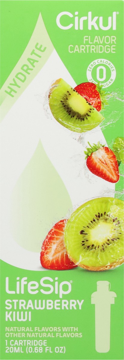 slide 8 of 9, Cirkul LifeSip Hydrate Strawberry Kiwi Flavor Cartridge 1 ea, 1 ct