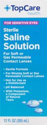 TopCare Health Sterile Saline Solution 12 fl oz