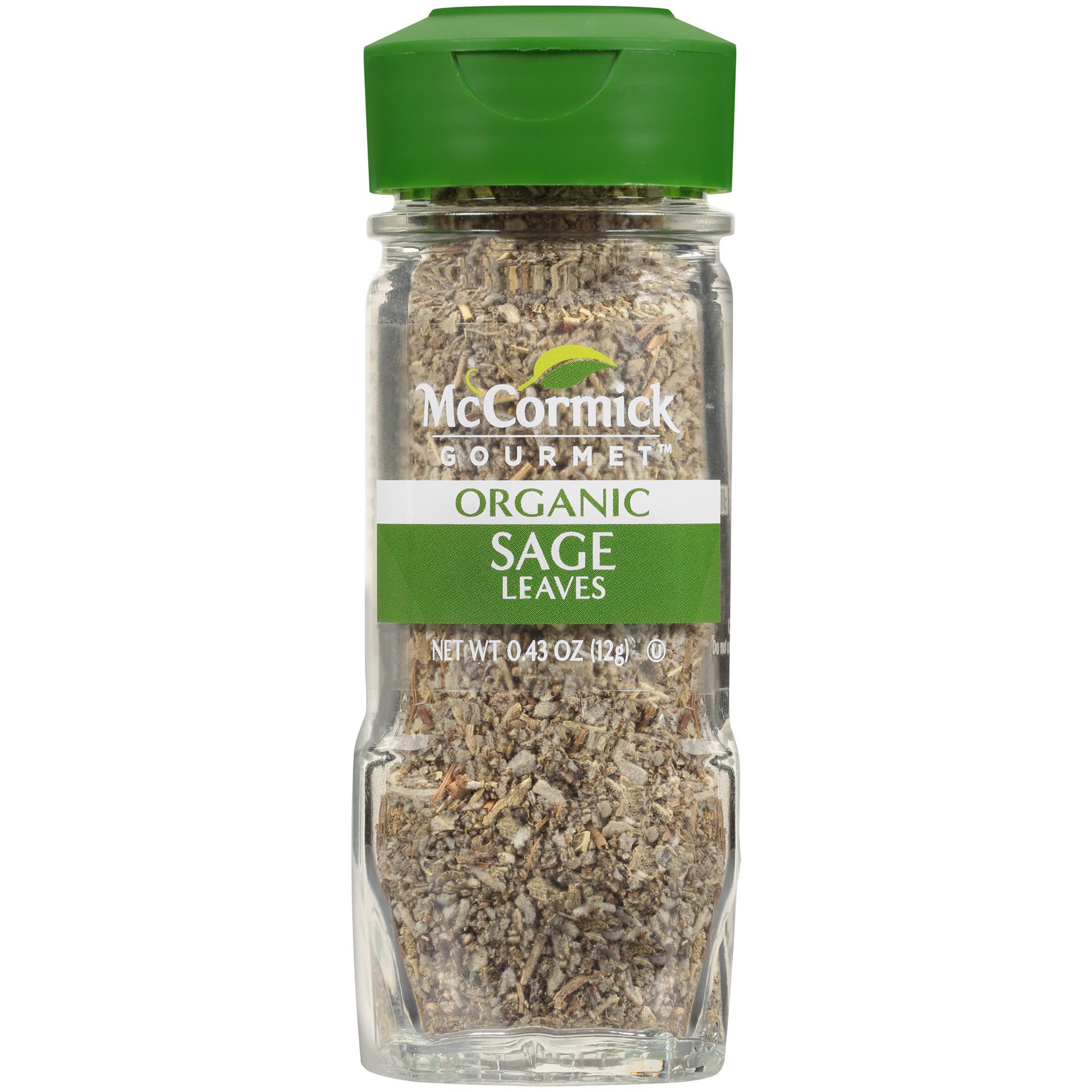 slide 1 of 5, McCormick Gourmet Organic Sage Leaves, 0.43 oz, 0.43 oz