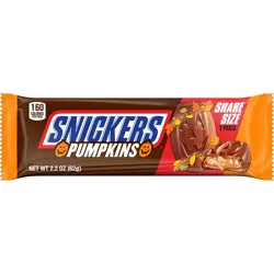 Snickers Pumpkins Chocolate Halloween Candy Bars, Share Size - 2.2 Oz Pack
