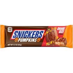 Snickers Pumpkins Chocolate Halloween Candy Bars, Share Size - 2.2 Oz Pack