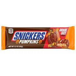 SNICKERS Pumpkins Chocolate Halloween Candy Bars, Share Size, 2.2 Oz Pack