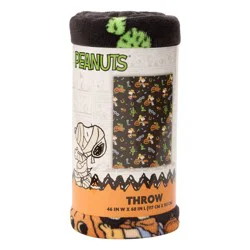 Peanuts Boo Haw Throw Blanket, 46 X 60 In