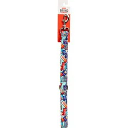H-E-B Brand Shop Dog Leash Teal Scatter Print
