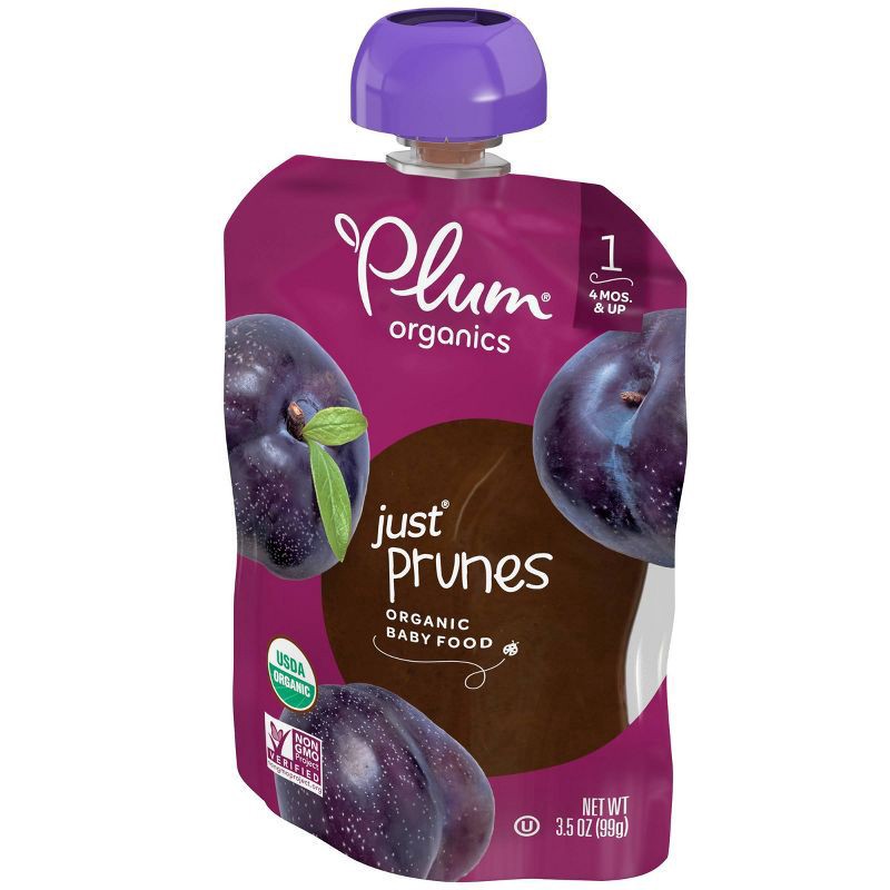 slide 5 of 6, Plum Organics Stage 1 Just Prunes Baby Food - 3.5oz, 3.5 oz