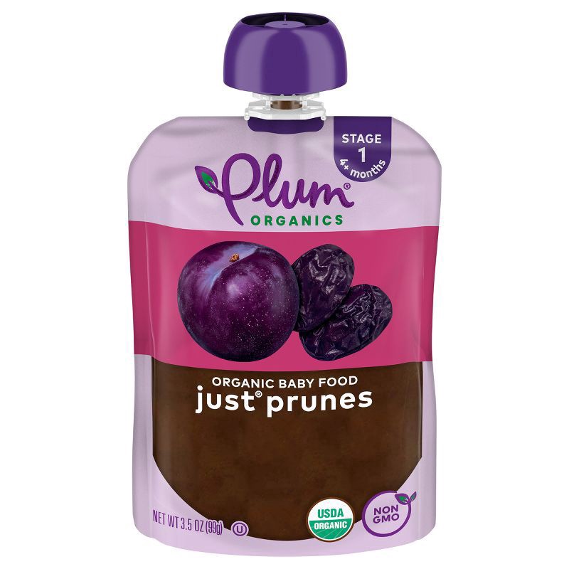 slide 1 of 6, Plum Organics Stage 1 Just Prunes Baby Food - 3.5oz, 3.5 oz