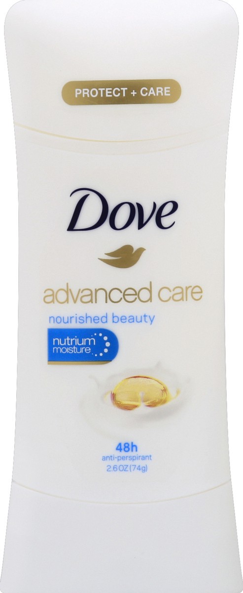 slide 4 of 6, Dove Advanced Care Antiperspirant Deodorant Nourished Beauty, 2.6 oz, 2.6 oz