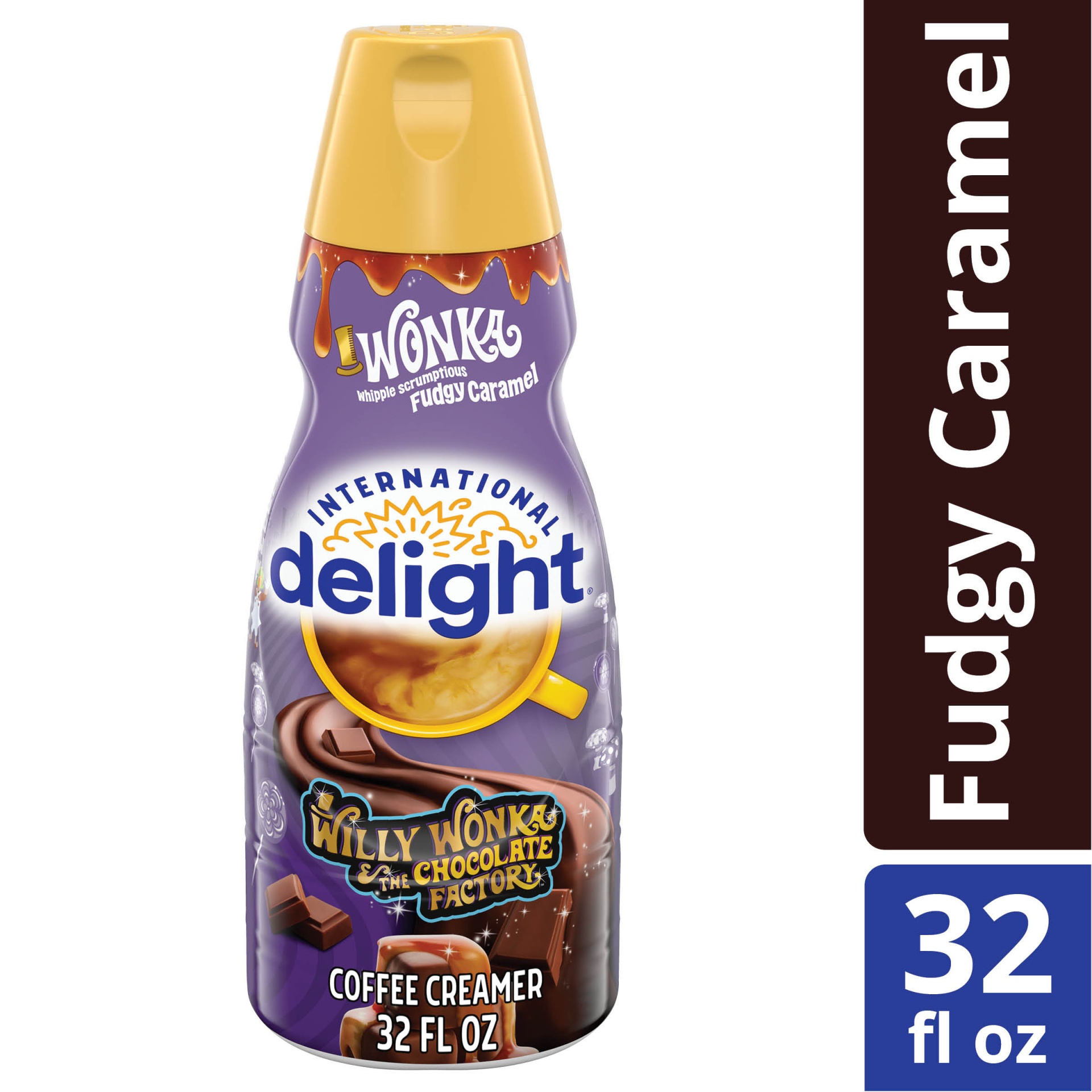 International Delight Wonka Whipple Scrumptious Fudgy Caramel Coffee