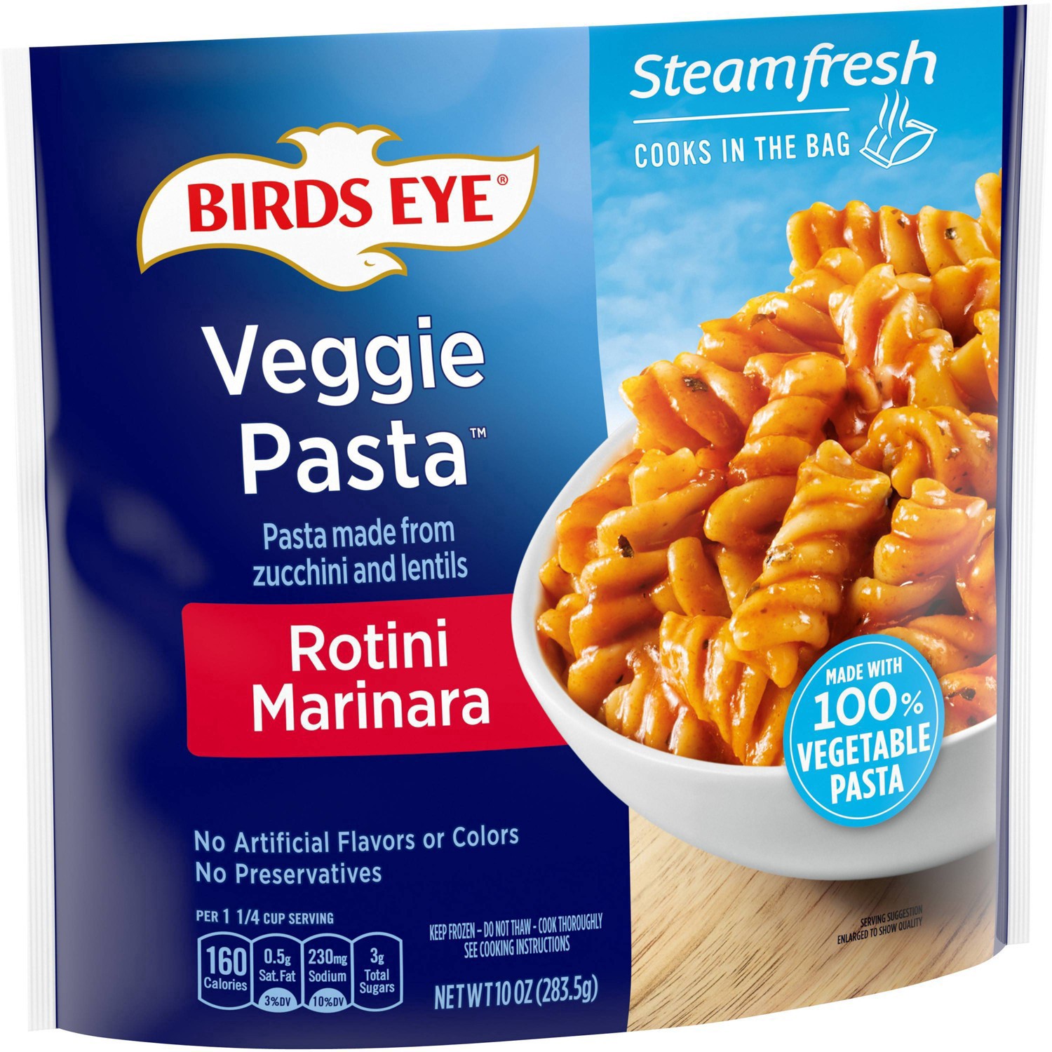 slide 12 of 16, Birds Eye Veggie Pasta Rotini Marinara 10 oz, 10 oz