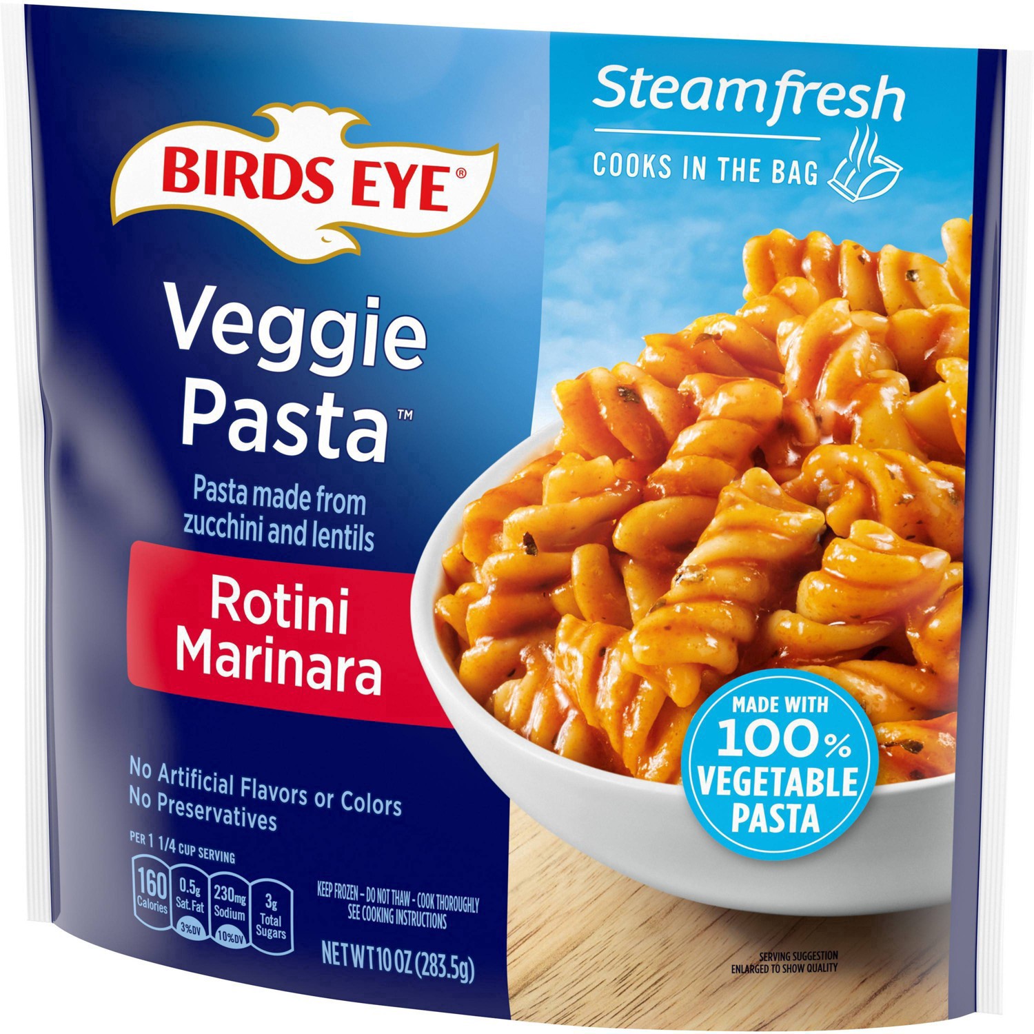 slide 13 of 16, Birds Eye Veggie Pasta Rotini Marinara 10 oz, 10 oz
