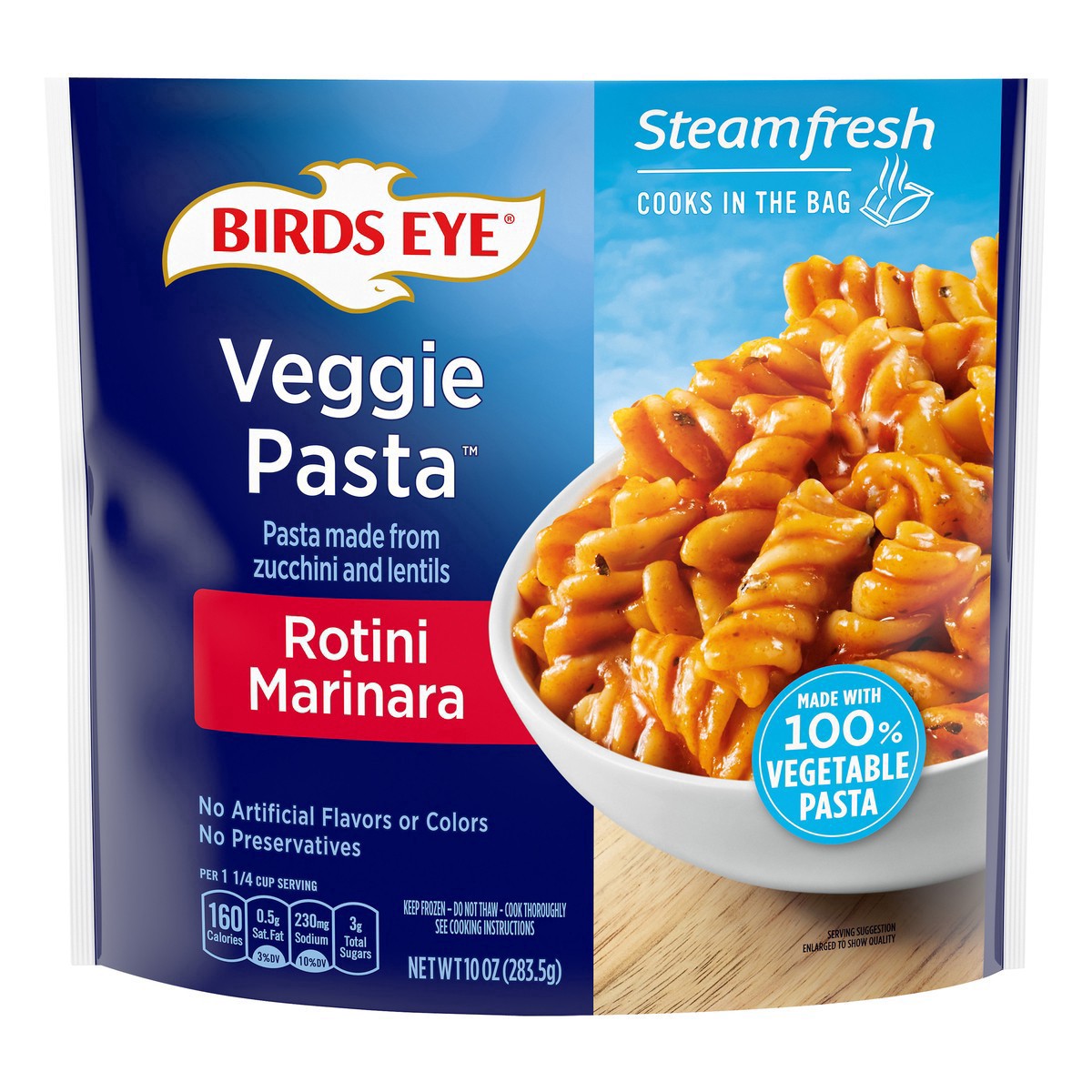 slide 4 of 16, Birds Eye Veggie Pasta Rotini Marinara 10 oz, 10 oz