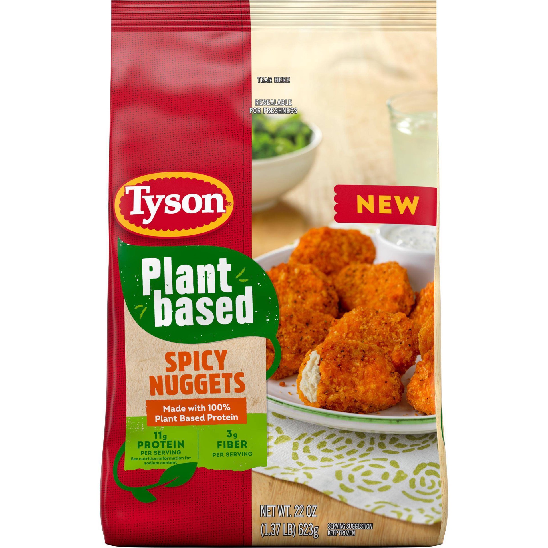 Tyson Plant Based Nuggets Spicy - 22oz 22 oz | Shipt