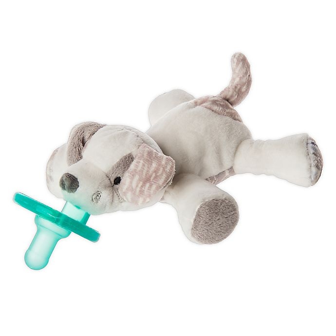 slide 1 of 1, Mary Meyer WubbaNub Puppy Infant Pacifier - White/Grey, 1 ct