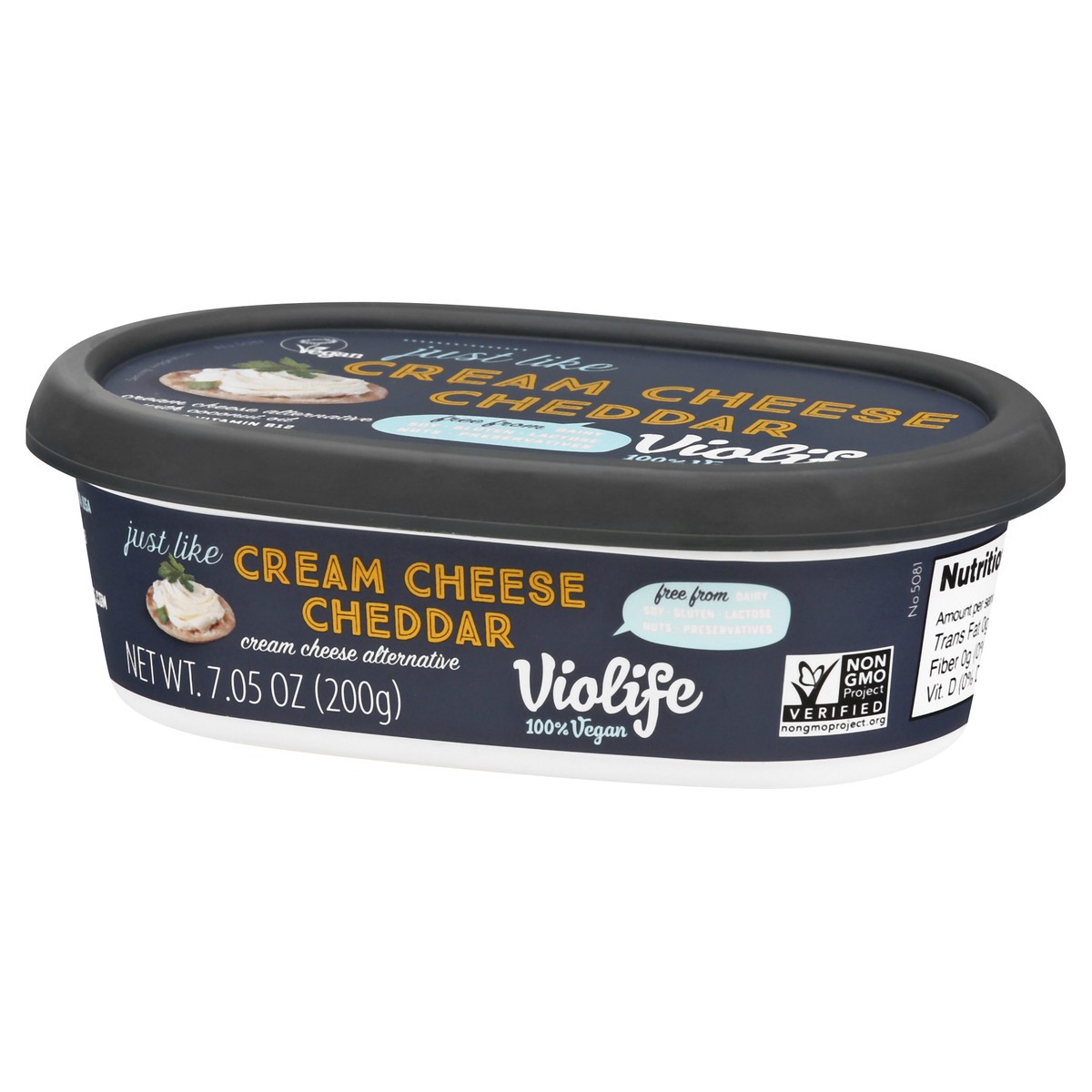 slide 3 of 9, Violife Cheddar Cream Cheese Alternative 7.05 oz, 7.05 oz