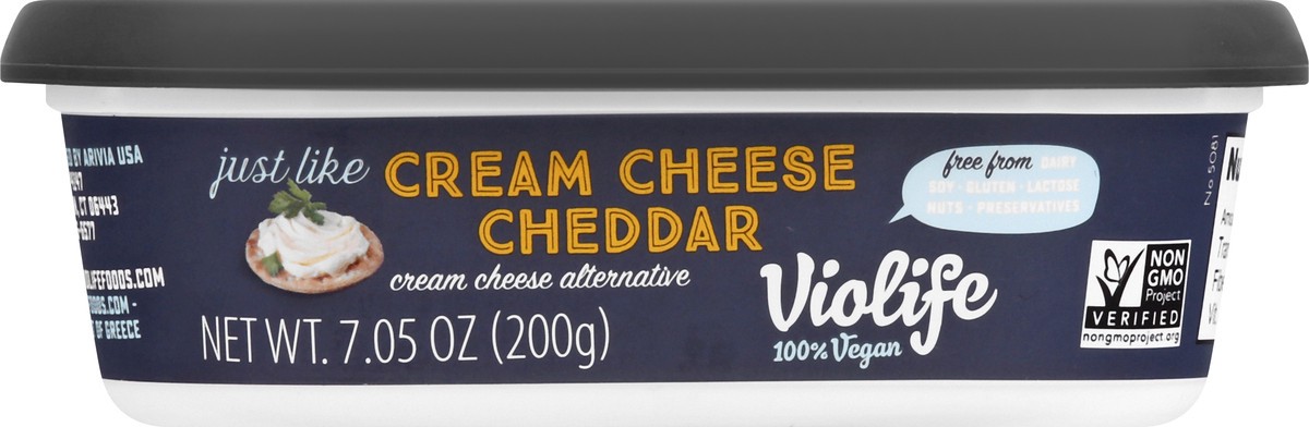 slide 6 of 9, Violife Cheddar Cream Cheese Alternative 7.05 oz, 7.05 oz