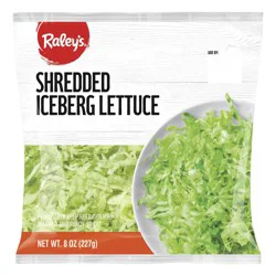 Raley's Shredded Iceberg Lettuce 8 oz