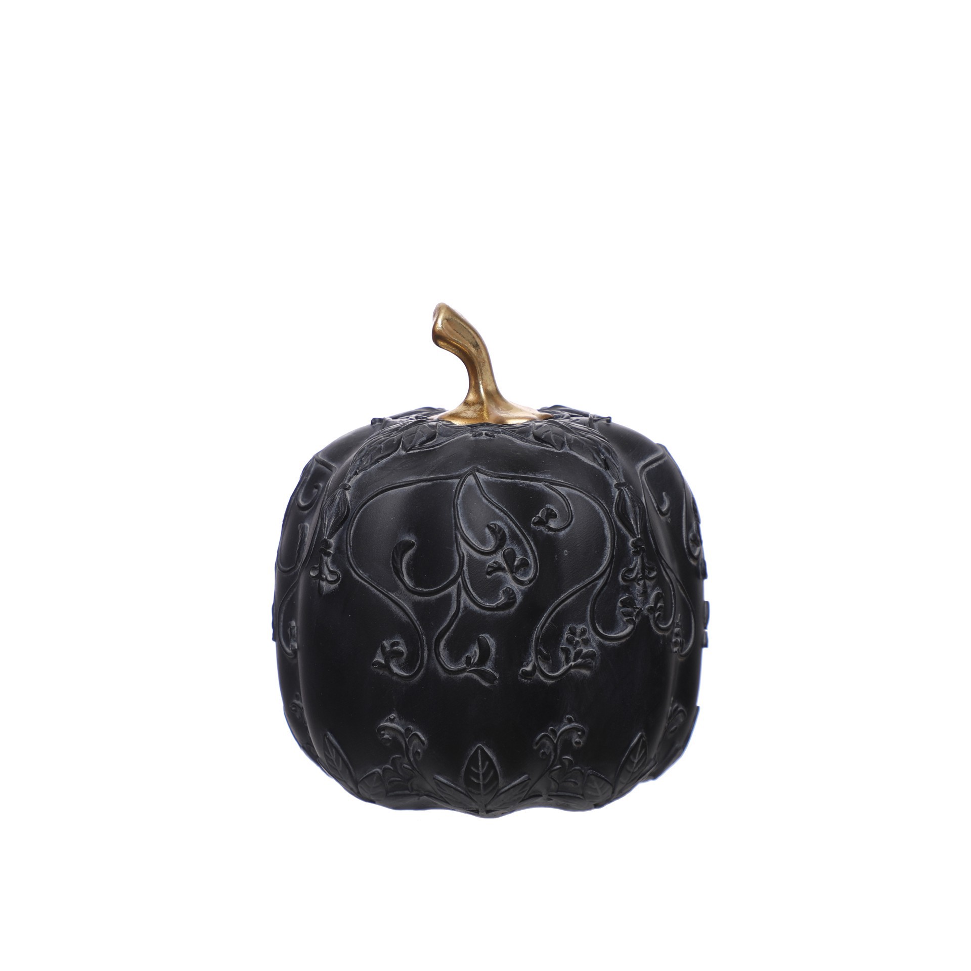 slide 2 of 3, 7" Black Pumpkin Tabletop Decor By Ashland, 6.13 in x 6.13 in x 7 in