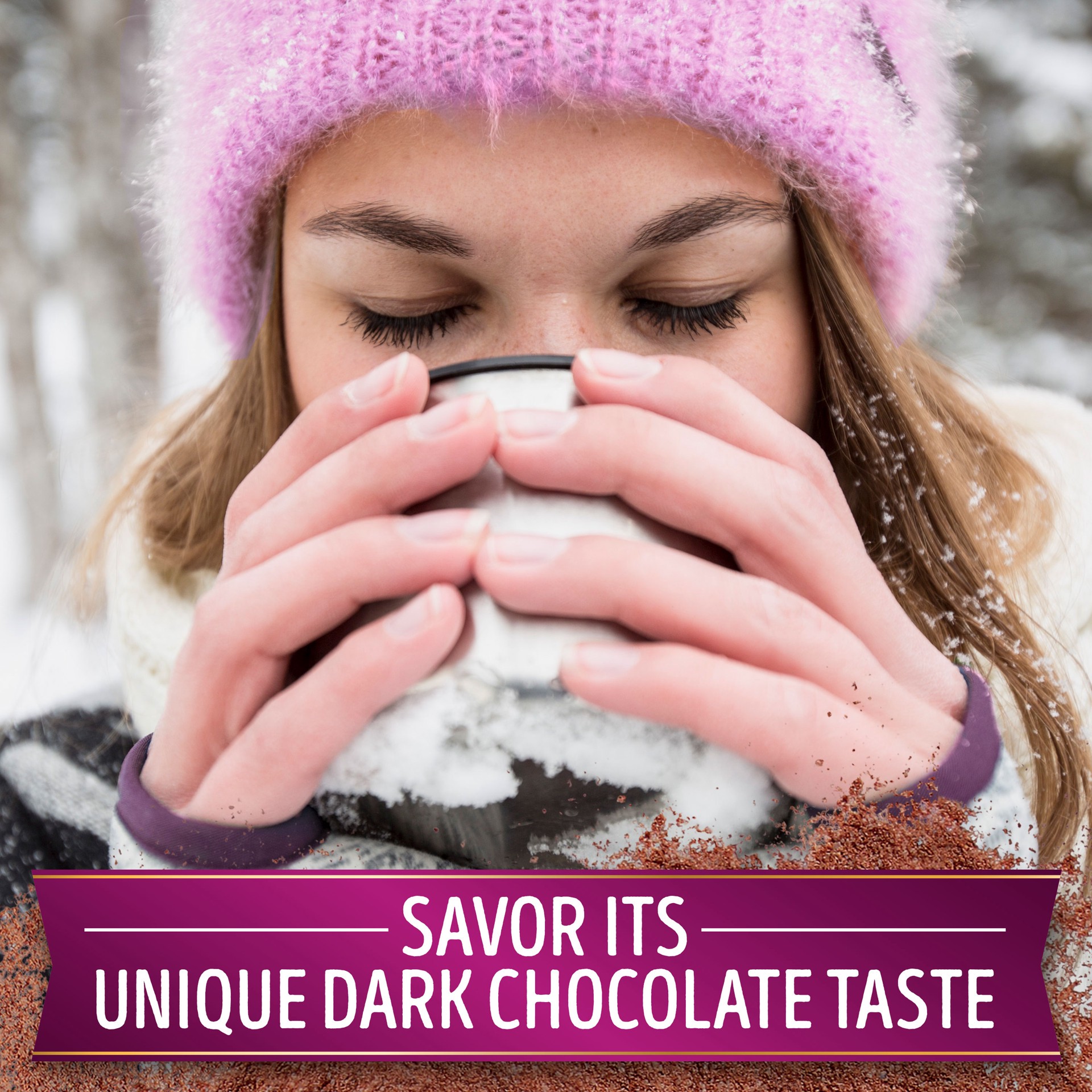 slide 4 of 5, Swiss Miss Dark Chocolate Hot Cocoa Mix - 8 ct, 8 ct