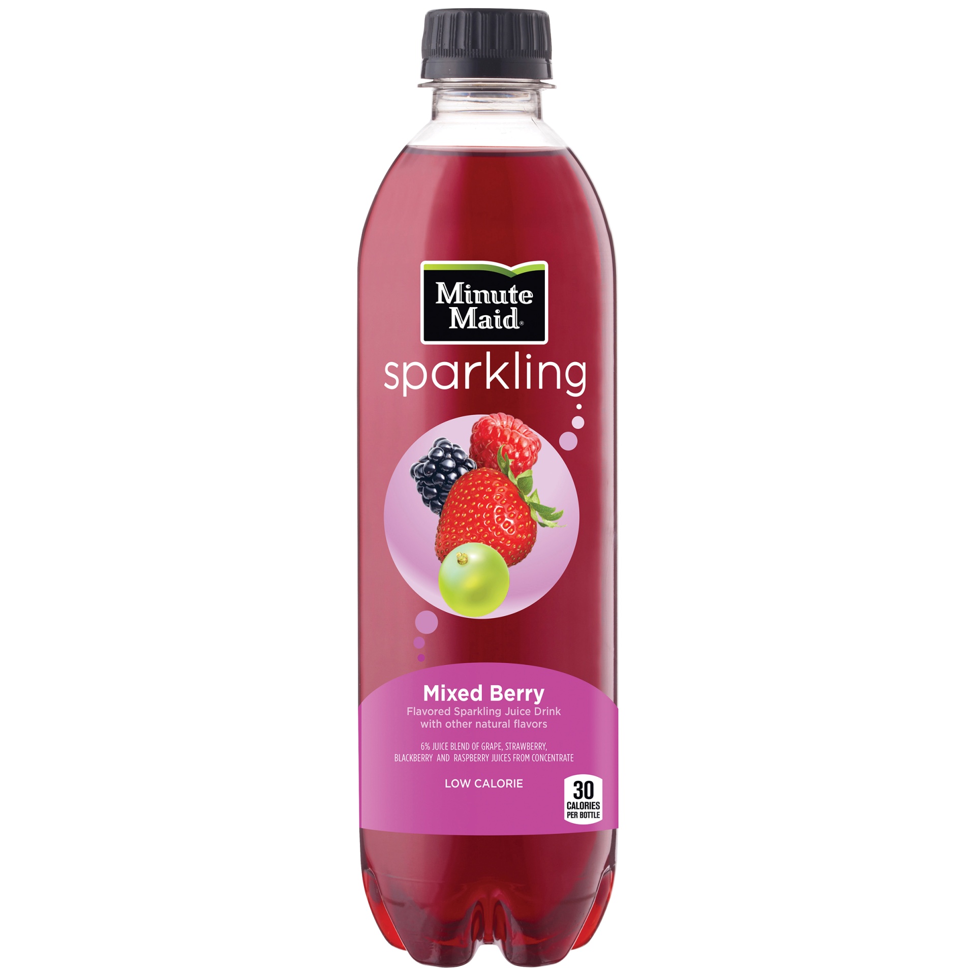 slide 1 of 1, Minute Maid Sparkling Mixed Berry - 16.9 oz, 16.9 oz