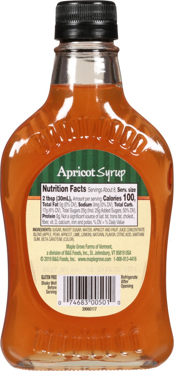 slide 5 of 9, Maple Grove Farms of Vermont Apricot Syrup 8.5 fl oz, 8.5 fl oz