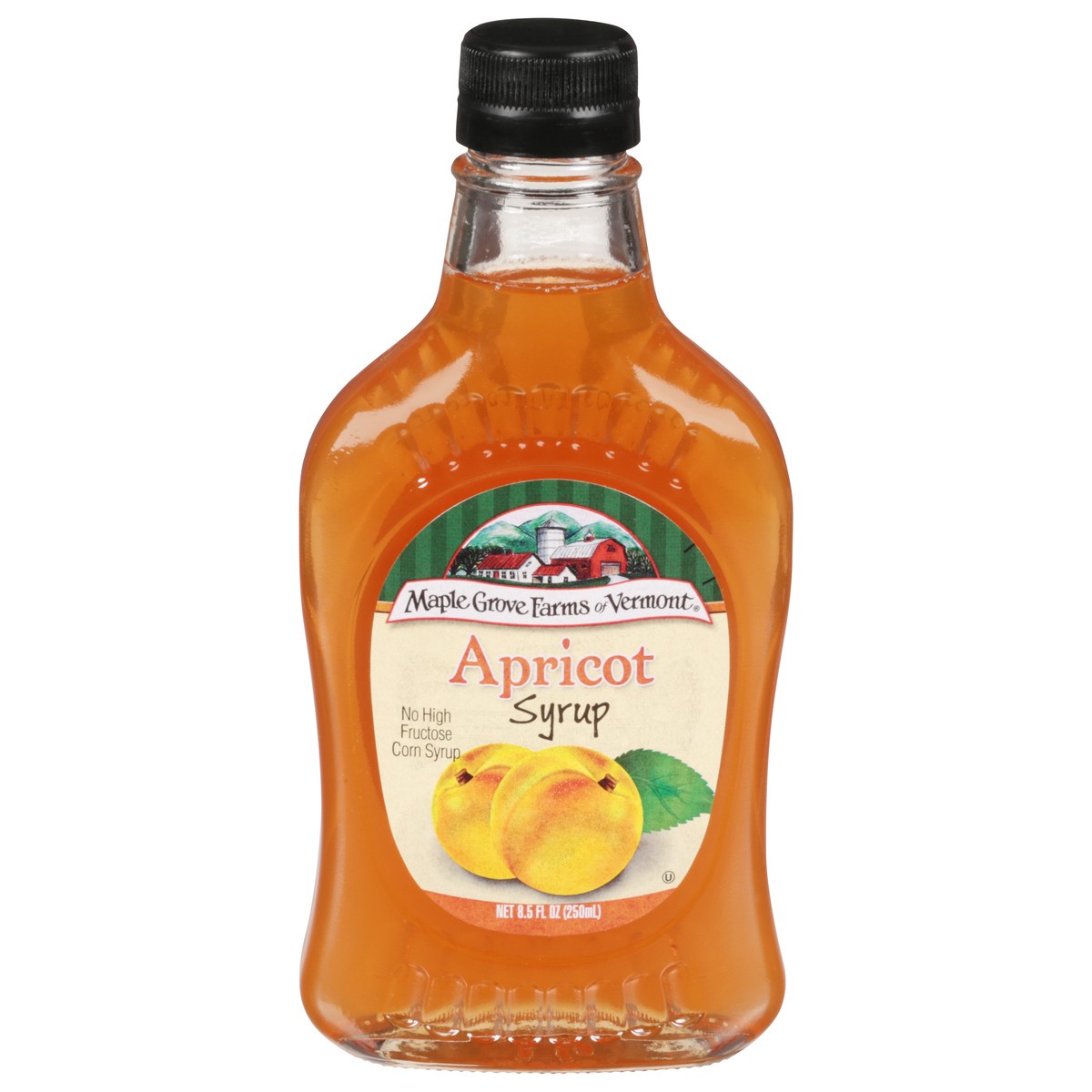 slide 1 of 9, Maple Grove Farms of Vermont Apricot Syrup 8.5 fl oz, 8.5 fl oz