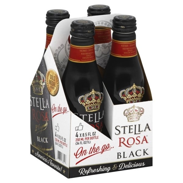 Stella Rosa Black 4 ct; 250 ml Shipt