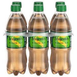 Seagram''s Seagrams Ginger Ale Bottles, 16.9 fl oz, 6 Pack