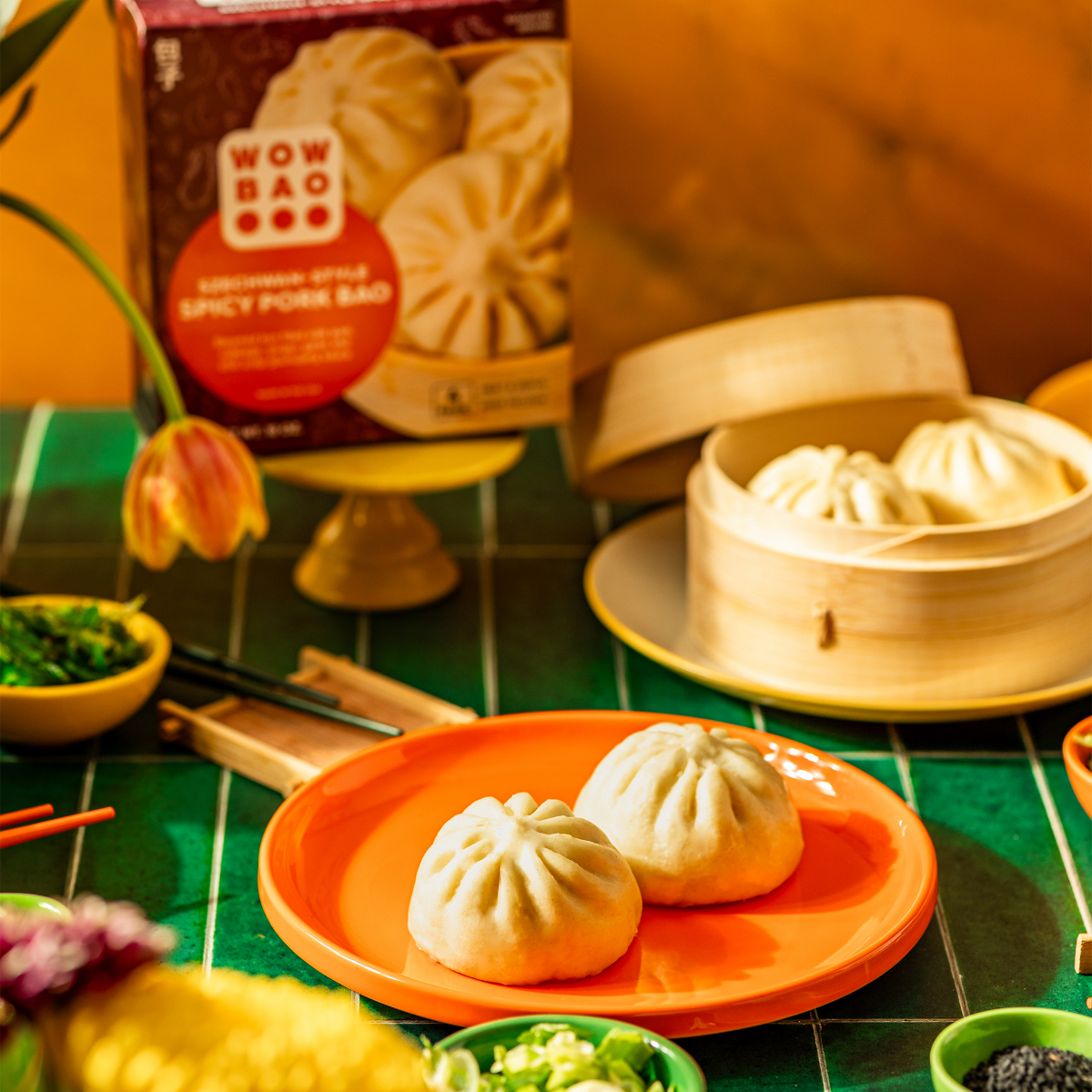 slide 19 of 21, Wow Bao Szechuan Pork Bao, 10 oz